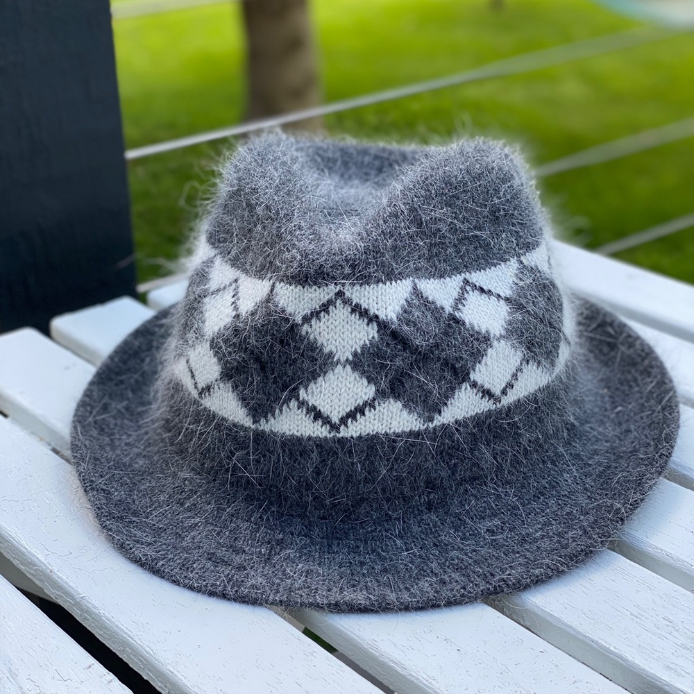 Angora wool fedora